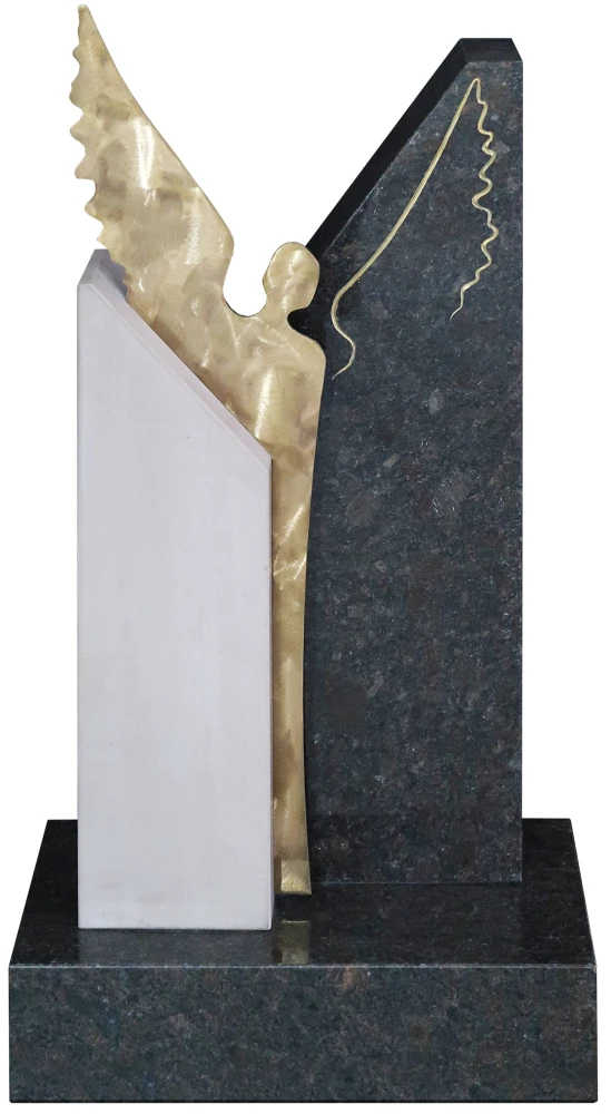 ED 1105 Edelstahl Grabschmuck