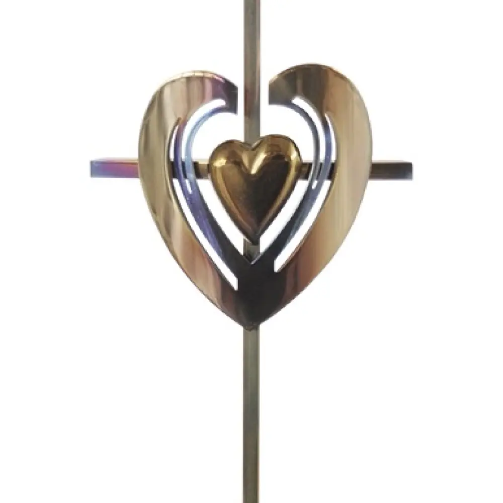 ED 8716 Edelstahl Grabschmuck