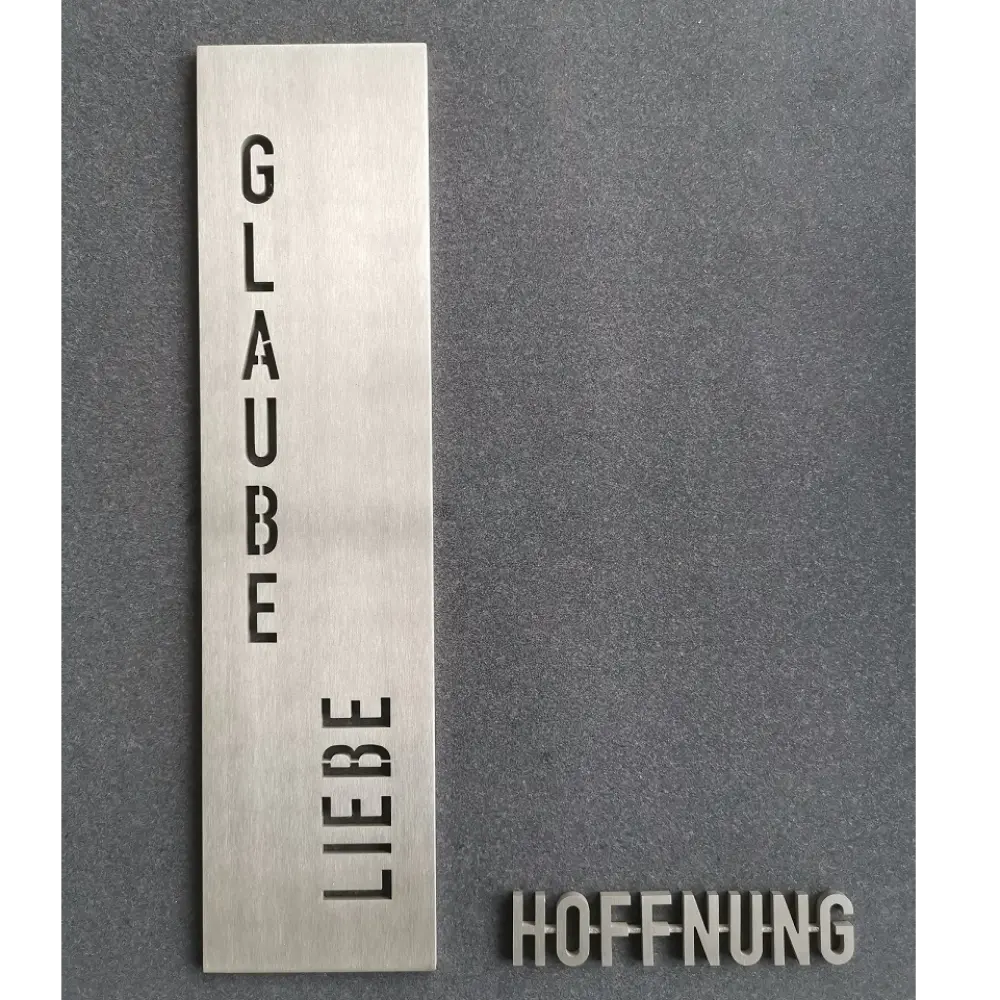 ED 9701 Edelstahl Grabschmuck