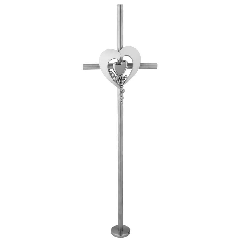 ED 8233 Edelstahl Grabschmuck